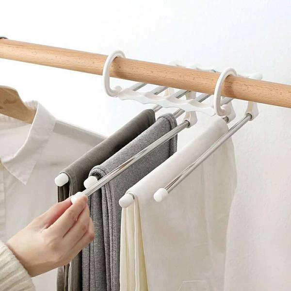 Easy Access Clothes Hanger Rack