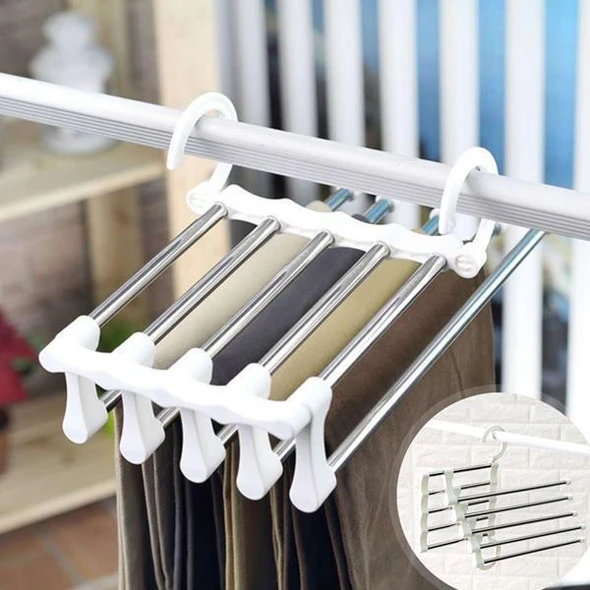 Easy Access Clothes Hanger Rack